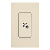 Lutron ca-cjh-la ClaroアクセサリーケーブルテレビジャックLaライトアーモンド
