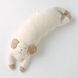 オーガニックコットン　ひつじピロー !肌触りのよさが自慢のボディには柔らかオーガニックコットンファーの素材を使っています