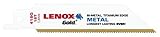 LENOX Gold 418G - 4" 18TPI Titanium Edge Metal Cutting Reciprocating Blade - 5 Pack [並行輸入品]