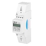 電気メーター 電子KWhメーター デジタル LCD単相DINレール電気メーター10-40A 電子KWhメーター