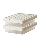 Fits フィッツケース 収納ケース まとめ買い2個セット クローゼット用 スリムボックス53 カプチーノ