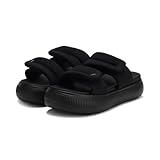 [プーマ] サンダル MAYU PUFFY SLIDES ウィメンズ 399450 25年春夏カラー ブラック シルバー(02) 23.0 cm