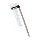 F Fityle 地下埋込型　雨量計　レインゲージ　屋外　ガーデン 降雨量測定　35mm　