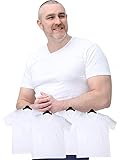 [PIMLICO] [サカゼン] Tシャツ 4枚セット 大きいサイズ メンズ 【3L～6L】 無地 コットン 綿100％ Vネック 半袖 Tシャツ 肌着 インナー 快適 やわらか 3L 4L 5L 6L