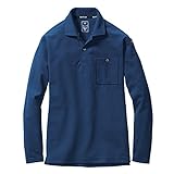 [バートル] 長袖ポロシャツ(ユニセックス) 665 ストレッチ 消臭 L 3ネイビー