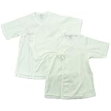Babbun(バブーン) 日本製 無地2枚組肌着 50cm /オフシロ NO.KK-31-5090