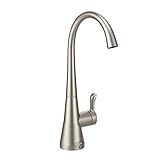 Moen S5520SRS Sip Transitional One-Handle High Arc Beverage Faucet, Spot Resist Stainless [並行輸入品]