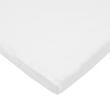 Pindaboo 100% Cotton Value Jersey Knit Bassinet Sheet,White by Pindaboo