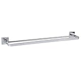 Fuloon　タオル掛け　浴室の洗面所のタオルリングバー　真鍮クローム仕上げ　おしゃれ