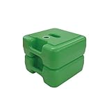 安全興業 AKフェンス用ポリ台 緑 ×20