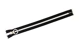 YKK Y.K.K ワイケイケイ コンビファスナー 25cm 黒×クリーム 5本入 3VSC25-XG023