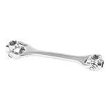 B Baosity スイベルラチェットハンドル　2サイズ選べる　犬骨型　マルチ　六角　ラチェット　レンチ　修復ツール - 12-19mm