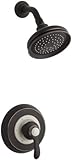 KOHLER K-T12014-4E-2BZ Fairfax Rite-Temp Pressure-Balancing Shower Faucet Trim, Oil-Rubbed Bronze [並