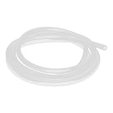 Yesallwas シリコーンチューブ 内径 4mm 外径 6mm 2M長 厚さ2mm ゴムホース 耐熱 耐候 透明 無味 ゴムチューブ クリアチューブ ウォーターホース エアーポンプ パイプ (4mmX6mm 2M)