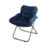 Zhi lian® 青い怠惰なソファ折り畳み式椅子リクライニングチェア調節可能な高さソファークッション