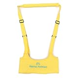ocamo通気性赤ちゃん幼児ウォーキング保護用ハーネスベルトウォーカーアシスタントヘルパーキッドの安全ストラップ イエロー LSY-20180530-US6D85767B9E