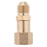 P Prettyia 高圧洗浄機用　ホースアダプタ 　真鍮 クイックコネクタ　360度回転　全7サイズ　 - D：18mm F -18mm M