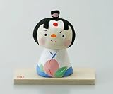 [クラフトマンハウス] 五月人形 端午の節句 コンパクト ミニ 手のひらサイズ 陶器 縁起物 【桃太郎 飾り】