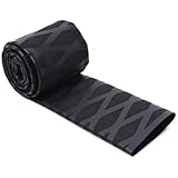 ESFUERZO(エスフエルソ) 熱収縮チューブ 釣り ロッド 竿 ラバーグリップ 滑り止め カバー カスタム 補修 修理 保護 長さ1m 直径15㎜ 20㎜ 25㎜ 30㎜ 35㎜ 40㎜ 45㎜ 50㎜ (ブラック, 直径40㎜長さ1m)