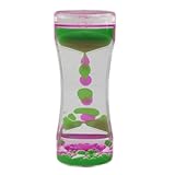 Echana オイルタイマー アメーバタイプ 可愛い 2色のグミが流れる オイル時計 ドロップモーション オイルモーション 水時計 オイル砂時計 癒し 子ども用 子供用 保育園 こども園 小学校の保健室 プレゼント (#10)