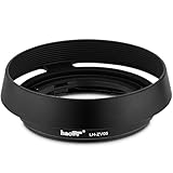Haoge LH-ZV05 バヨネット メタル ラウンド レンズ フード シェード 対応 カール ツァイス Carl Zeiss Biogon T 2/35 35mm f2 ZM, C Biogon T 2.8/35 35mm f2.8 ZM, Planar T 2/50 50mm f2 ZM; フォクトレンダーVoigtlander NOKTON Classic 35mm f1.4 VM, 35mm f1.4 VM II, 40mm f1.4 VM 換え LH-6