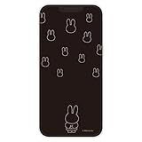 グルマンディーズ(Gourmandise) ミッフィー iPhone14 / 13 / 13 Pro 対応 ガラススクリーンプロテクター シルエット MF-391C