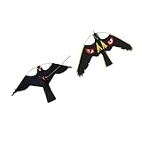 FLAMEER かかし　鳥駆除　ナイロン生地　 防鳥　カイト　農作物保護　高品質　２個セット　鳥駆除　ナイロン生地