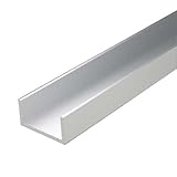 e-kanamono アルミチャンネル 2.4x30(内寸25.2)x30x4000mm(2M+2M) アルマイトシルバー