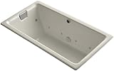 Kohler K-856-CT-G9 Tea-For-Two 5.5Ft Whirlpool with Relax Experience, Sandbar [並行輸入品]