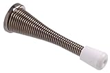 The Hillman Group 851802 3 Spring Door Stop - Broad Base - Pewter 2-Pack by The Hillman Group