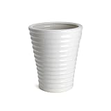 鉢 KANEYOSHI 陶器 10号 植木鉢 白 おしゃれ L