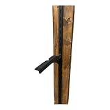 和気産業(Waki Sangyo) 1X4ピラシェル棚受 棚受け金具 1X4材 2枚用 右 167mm ピラシェルシリーズ 棚板 壁面 収納 1枚入 黒 WPS007
