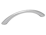 Laurey 75126 Tapered Bow Pull, 96mm, Polished Chrome by Laurey