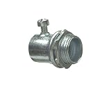 Halex 62707B Set Screw Connectors Electrical Metallic Tubing (EMT) Fitting Steel (25 Piece), 3/4 by 
