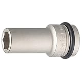トネ(TONE) インパクト用ロングソケット 6NV-19L 差込角19.0mm(3/4") 二面幅19mm