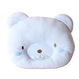 BonAchat New Cute Bear Cotton&Velvet Soft Anti Roll Baby Head Positioner Pillow, Prevent Flat Head P