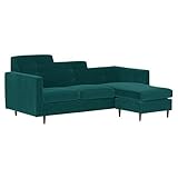 arne ソファー 3人掛け 肘付き 布張り ファブリック ローソファ コーナー Step L字 V-1027 ブルーグリーン