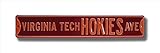 NCAA Virginia Tech Hokies Aveストリートsignstreetサイン、チームカラー、36 " x 6 "