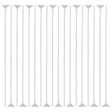 DOITOOL バルーンスティック 風船スティック 200本 40cm キャップ付き 風船棒 誕生日 結婚式 パーティー 飾り付け ホワイト