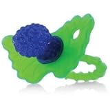 Raz-Berry Silicone Teether - Clear - Blue by Raz Baby [並行輸入品]