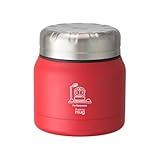 thermo mug(サーモマグ) I'M DORAEMON(アイム ドラえもん) 保温ランチジャー/ミニタンク 300ml レッド タイムマシン 真空二重構造 IDTN18RD