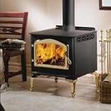 ナポレオン1100 ml Small Wood Stove with経済的な6 " Flue non-catalytic High TechデザインフルキャノピーTop & inメタリック