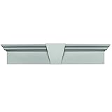 Buildersエッジ060010943030 43 5 / 8 " x 9 "フラットパネルウィンドウヘッダー030、ペイント可能