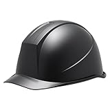 [ミドリ安全] ヘルメット 作業用 ABS製 レインガード ズレ防止 SC-11 B RA KP ブラック