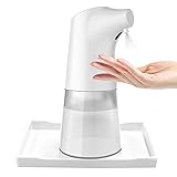 アルコールディスペンサー 非接触型 自動誘導、スプレーボトル アルコール対応 吐出量自由に2段階調整、電池式 大容量350ml IPX3防水
