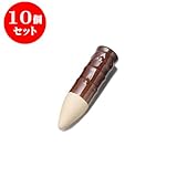 10個セット 雑器 野花立（中）矢尻 [5.5 x 22.5cm] お盆 供養 神事 お墓 仏壇 佛具