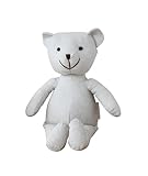 ブロッコリーハウス くまのぬいぐるみ テディベア クマ 小さい キッズ 子供 フレンチリネン 麻 洗える 30cm アイボリー