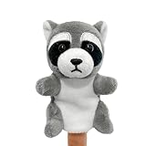ぬいぐるみ動物ハンドパペット - ぬいぐるみかわいい動物アライグマ ハンドパペットおもちゃ、子供のハンドパペット | ぬいぐるみぬいぐるみハンドパペット、アライグマハンドパペット、想像力豊かな遊びのための洗えるおもちゃ、ショーシアター