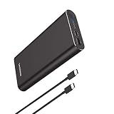 Smartless モバイルバッテリー 大容量 20000mah PD対応 Type-C 出入力PD65W パソコン 充電 バッテリー USB-A 18W 急速充電 MacBook/iPhone/iPad/Android/Galaxy/Switchなど対応 【PSE認証済/Power Delivery対応/USB-C入出力ポート/データ転送対応】ブラック