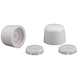Plumb Pak PP835-30WHL Toilet Bolt Caps Round Push On White, [並行輸入品]